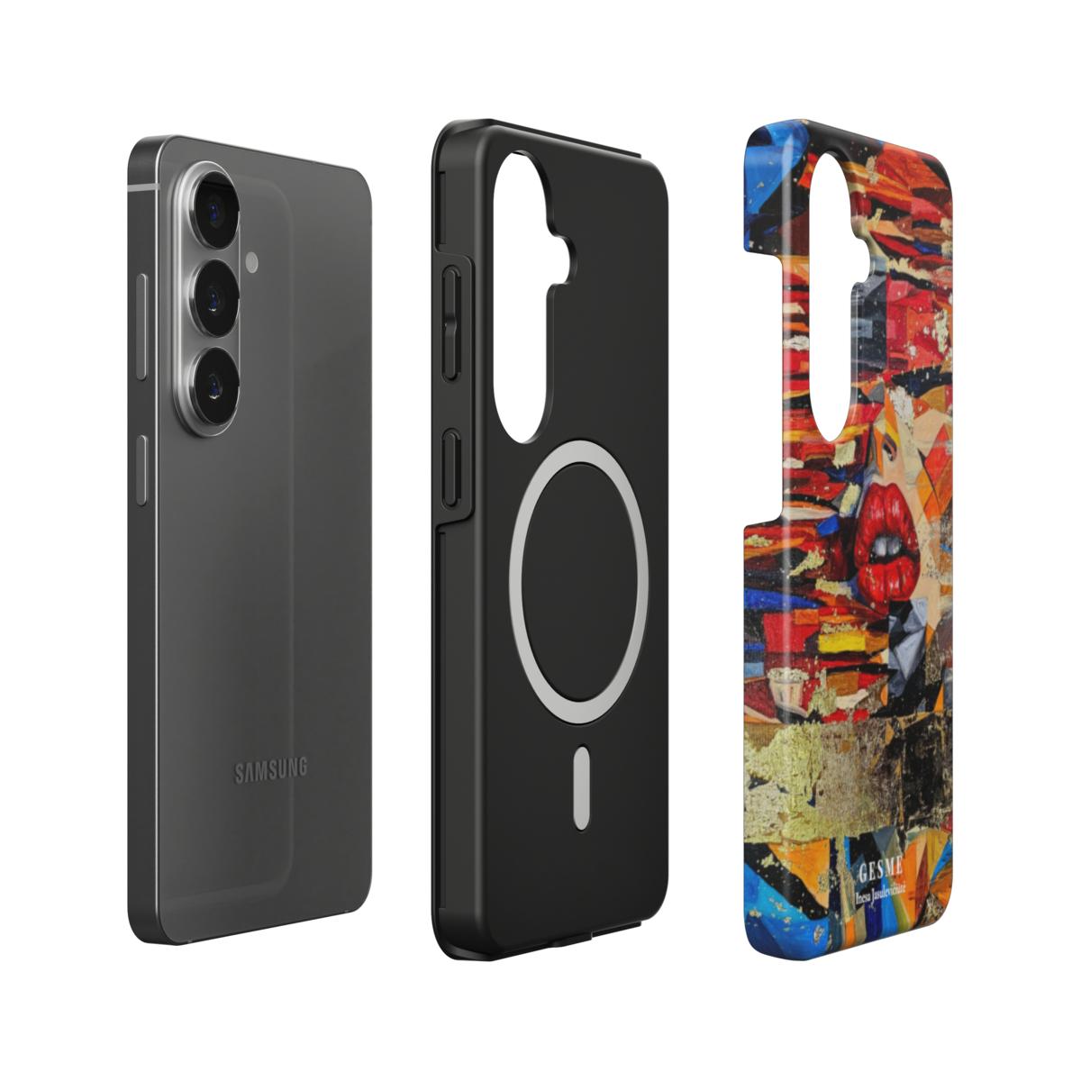 "She Breathes Magnetic" case, additional view