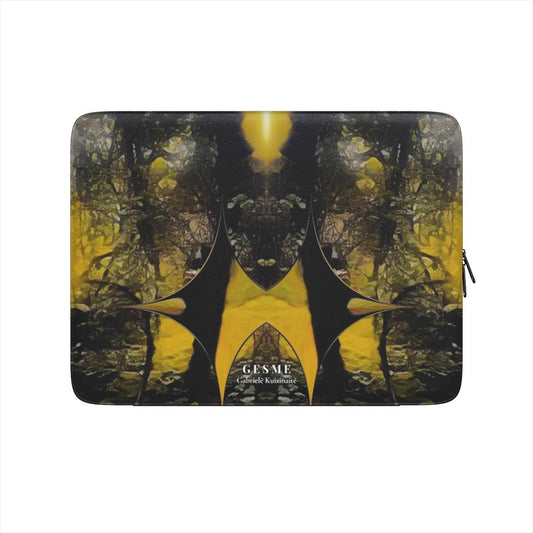 "Summer Stars" laptop sleeve featuring artwork by Gabrielės Kuizinaitės, front view