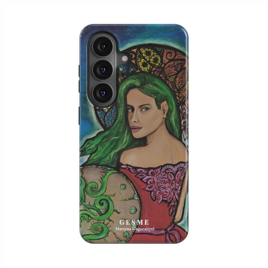 "Sapnų Karė" coque pour Android avec l’œuvre de Martynos Unguraitytės, vue de face