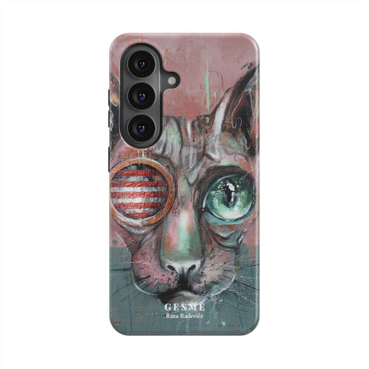 "Cat" coque pour Android avec l’œuvre de Rūtos Radevičės, vue de face