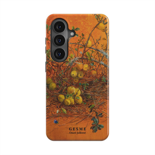 "Quince Sun" Android case featuring artwork by Onutės Juškienės, front view