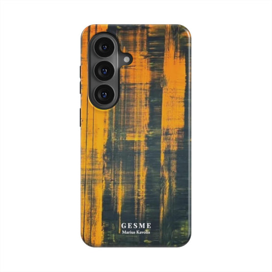 "Big City Life" Android case featuring artwork by Mariaus Kavolio, front view
