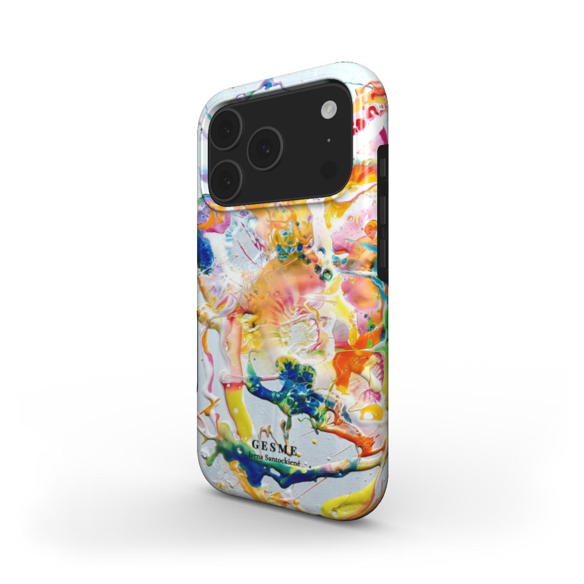 "Bloom of Freedom" MagSafe case, detail view