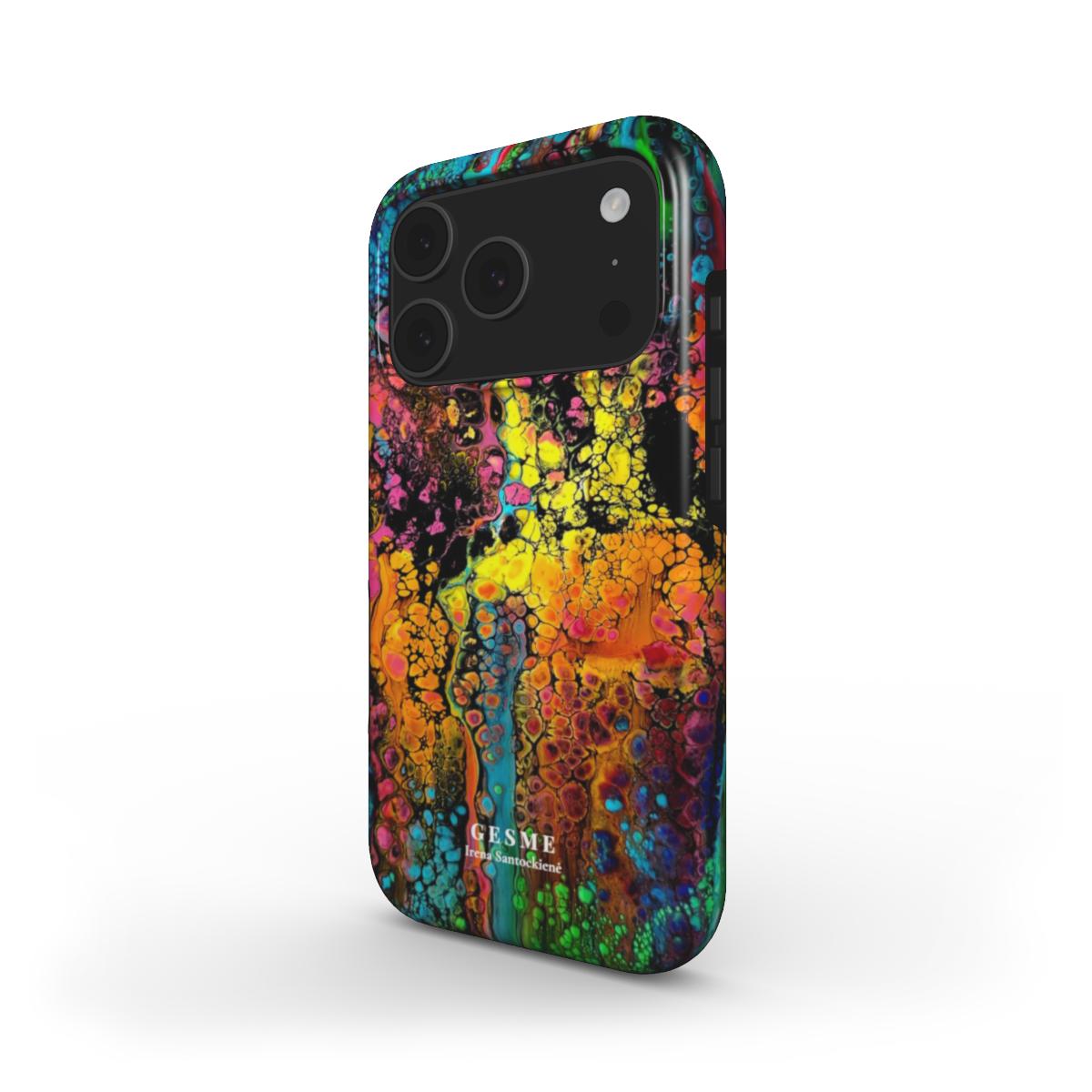 "Pulse of Life" MagSafe case, detail view