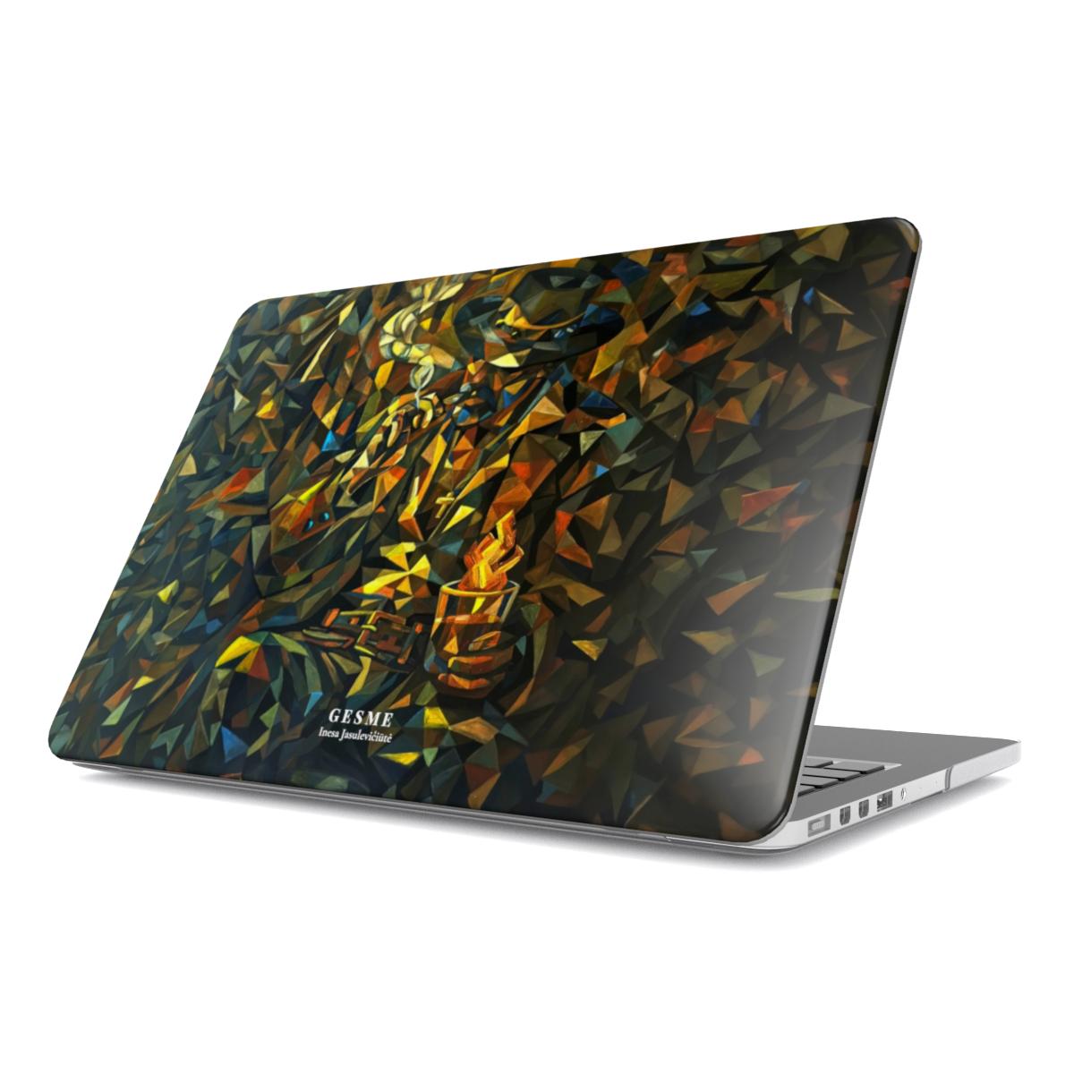 "Ugnies Gurkšnis MacBook" dėklas