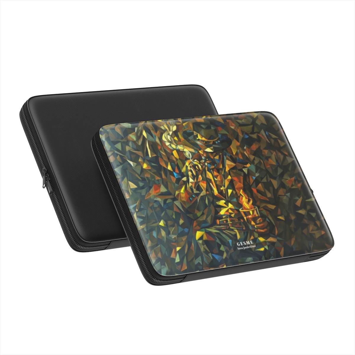 "A Sip of Fire Premium Laptop Sleeve" case, additional view