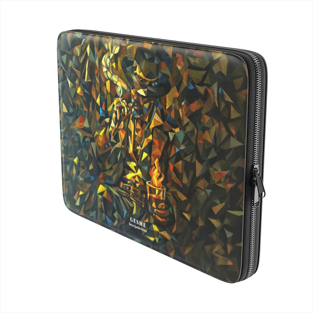 "A Sip of Fire Premium Laptop Sleeve" case, another angle