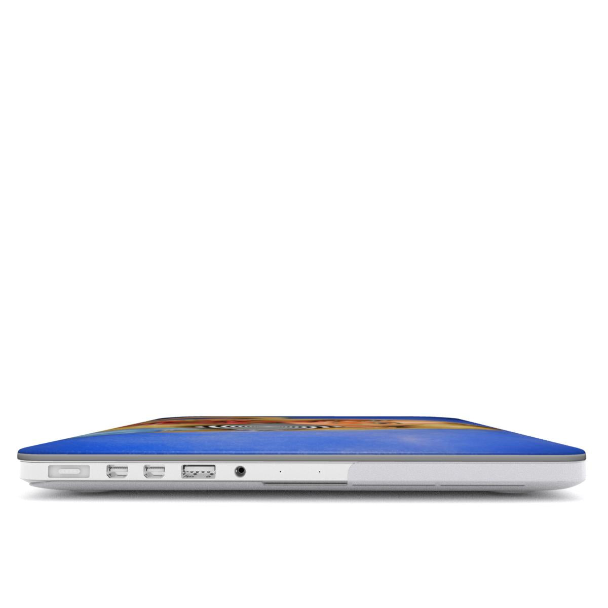 "Liežuvautoja MacBook" dėklas, kitas kampas