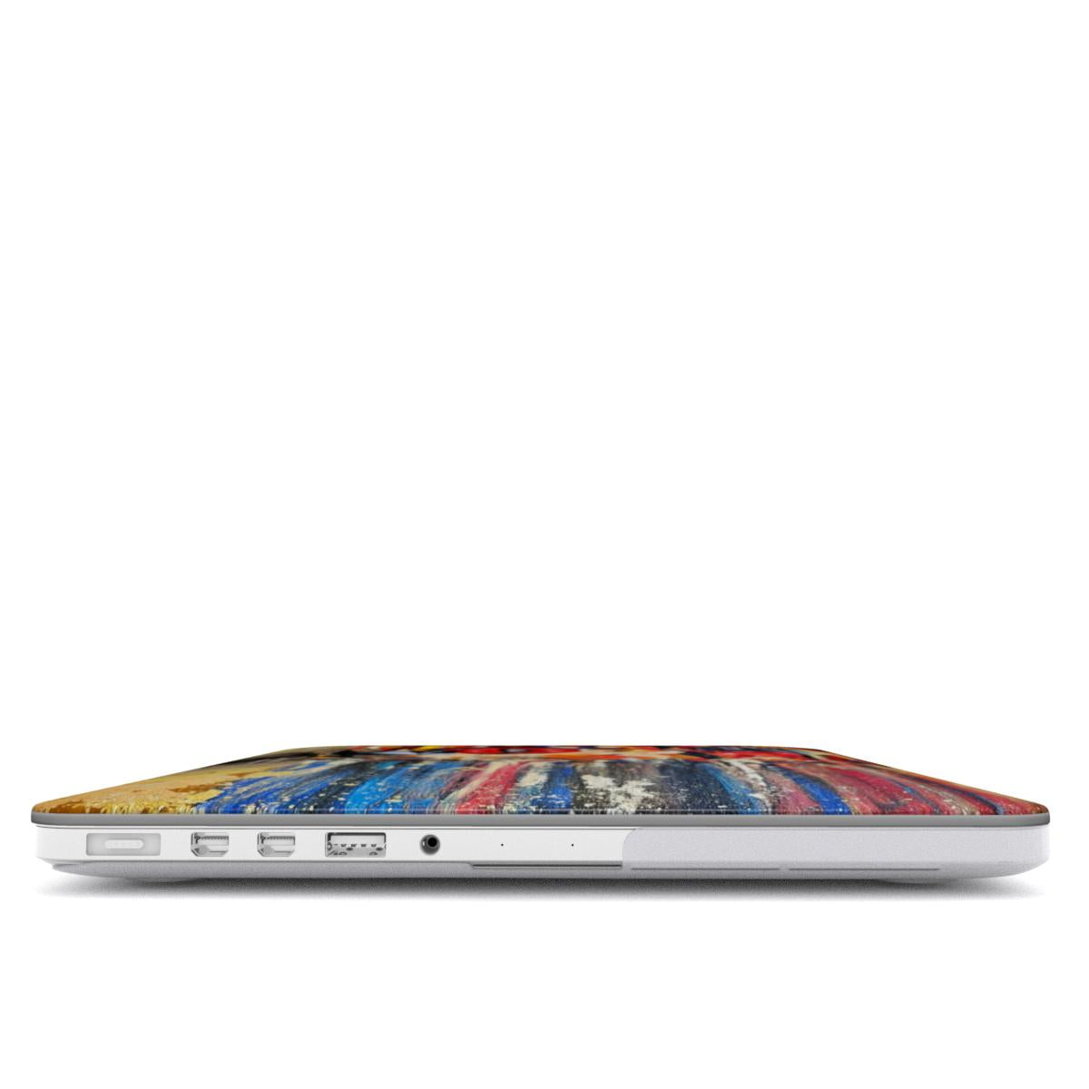 « Elle respire MacBook » – coque, un autre angle