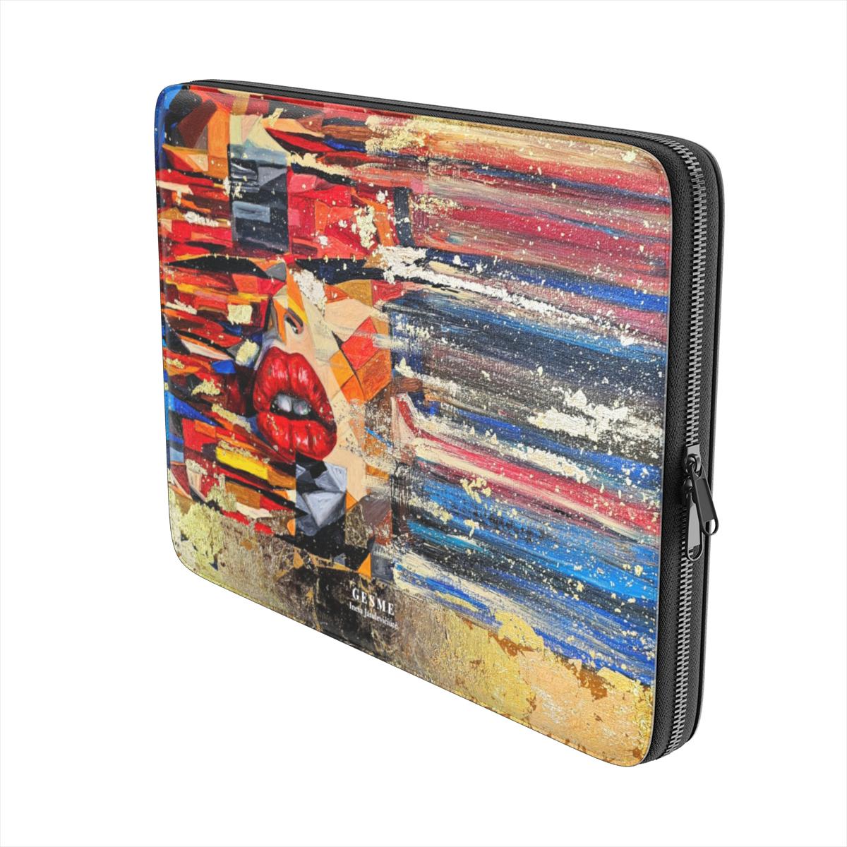 "Ona oddycha Etui premium na laptopa" etui, inny kąt