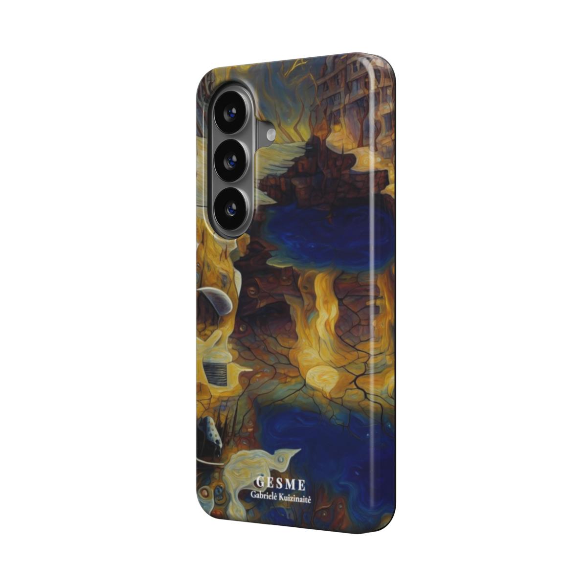 « Toiles d’automne » – coque Android, un autre angle